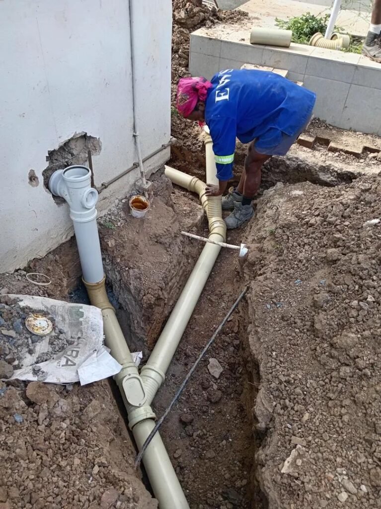 installation d’équipements sanitaires et évacuation des eaux