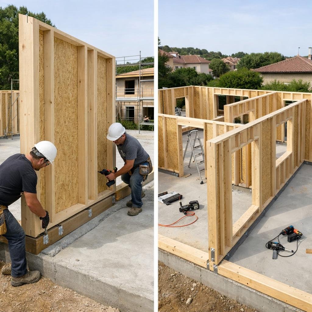 ossature bois pour construction neuve