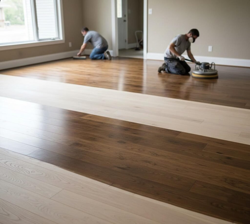Finitions et personnalisation des sols en parquet par BTP Pro Serv