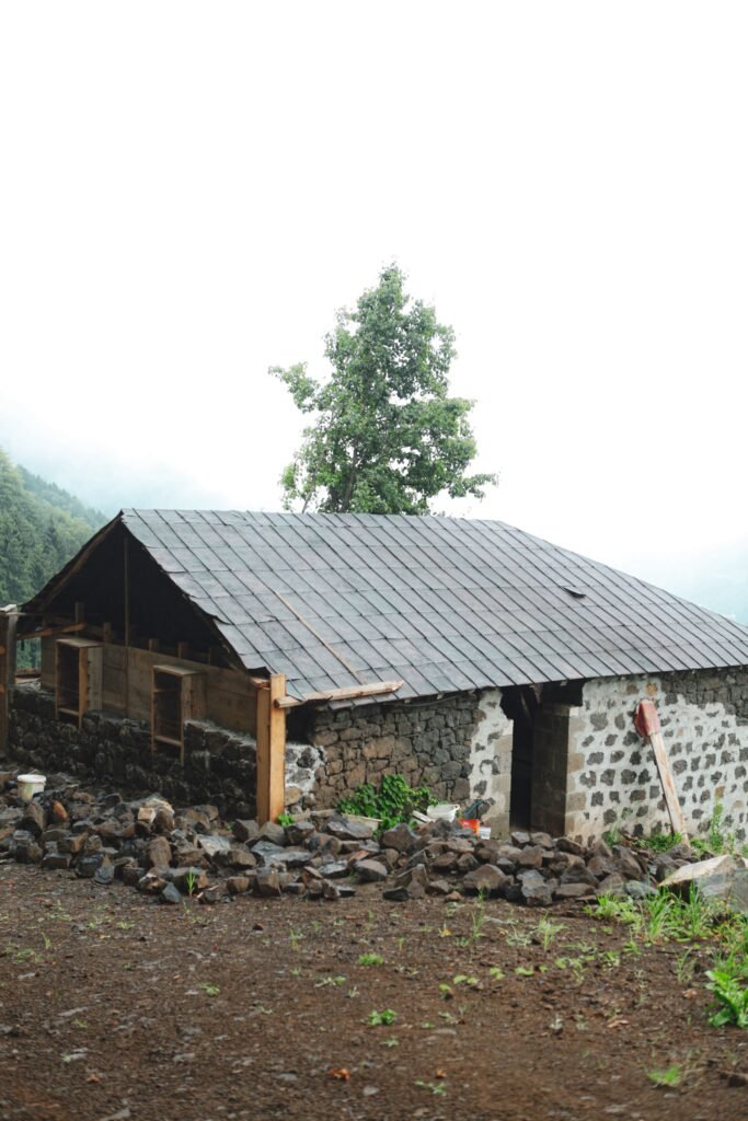 extension et dépendances en Île-de-France, maison en cours de construction