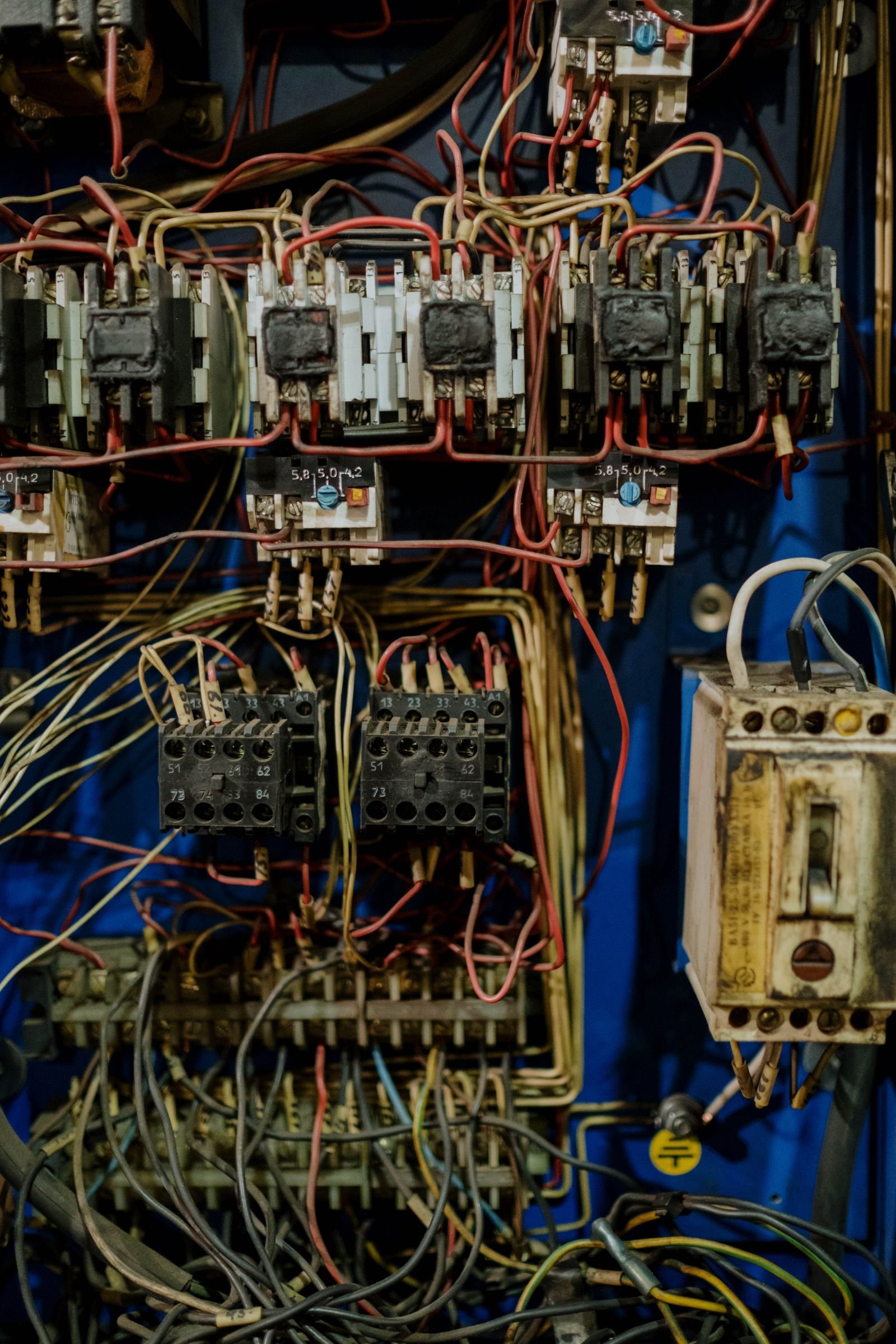Électricité à Paris et en Île-de-France Câbles électriques raccordés à des conducteurs – Électricité Appartement dans les Hauts-de-Seine (92)